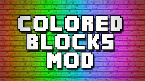 Flat Colored Blocks 1.9- Все для майнкрафт